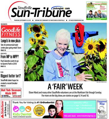 Stouffville Sun-Tribune (Stouffville, ON), 29 Sep 2016