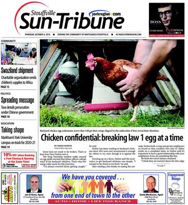 Stouffville Sun-Tribune (Stouffville, ON), 6 Oct 2016