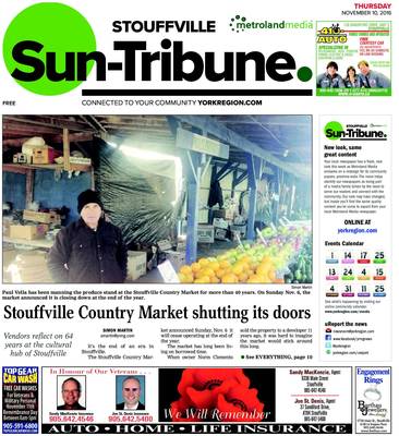 Stouffville Sun-Tribune (Stouffville, ON), 10 Nov 2016