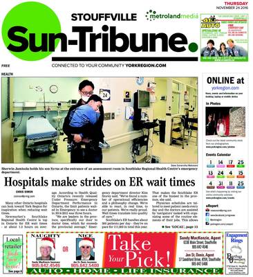 Stouffville Sun-Tribune (Stouffville, ON), 24 Nov 2016