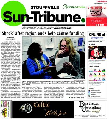 Stouffville Sun-Tribune (Stouffville, ON), 1 Dec 2016