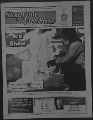 Stouffville Free Press (Stouffville Ontario: Stouffville Free Press Inc.), 1 Feb 2014