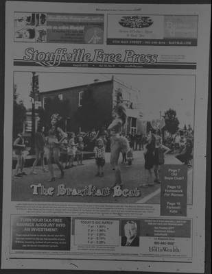 Stouffville Free Press (Stouffville Ontario: Stouffville Free Press Inc.), 1 Aug 2015