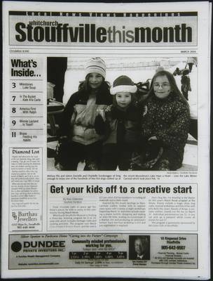 Whitchurch-Stouffville This Month (Stouffville Ontario: Star Marketing (1460912 Ontario Inc), 2001), 1 Mar 2004
