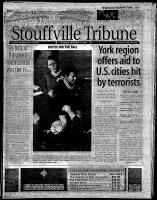 Stouffville Tribune (Stouffville, ON), September 13, 2001