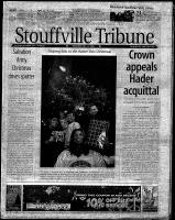 Stouffville Tribune (Stouffville, ON), December 13, 2001