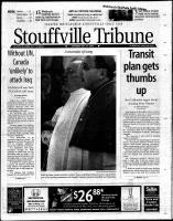 Stouffville Sun-Tribune (Stouffville, ON), October 19, 2002