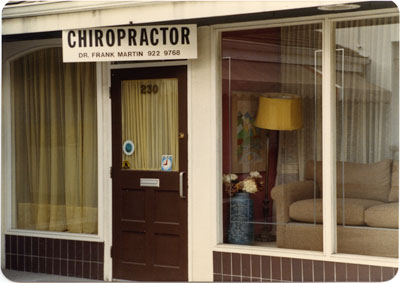 Dr. Frank Martin, Chiropractor