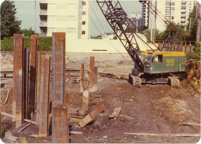 Construction, foot of 18th Street