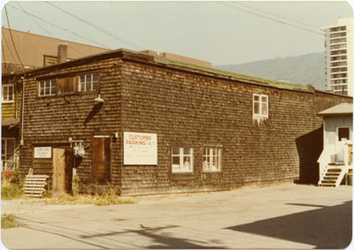 Back of buildings