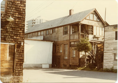 Back of buildings