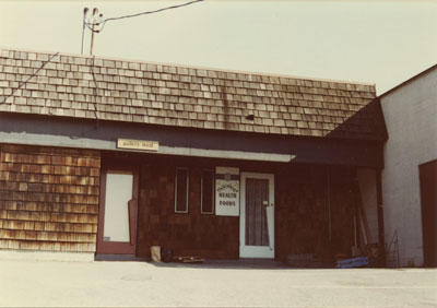 Alley View of Gallery West/Health Foods