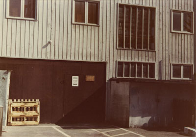 Alley View of Simpson Hardware