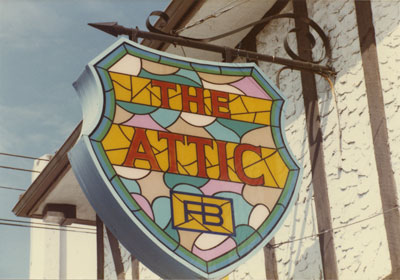 &quot;The Attic&quot; Sign