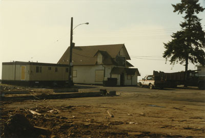 Bus Depot building at the foot of 14th Street