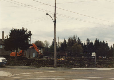 Construction site in 2000 block Marine Drive