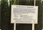 "The Duplexes at Dundarave" Sign