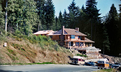 House Construction Above Upper Levels