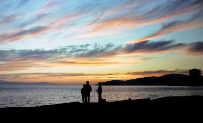 West Vancouver Beach Sunset