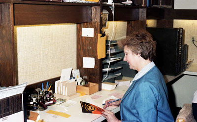 Woman Working at the WVML