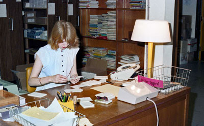 Woman Working at the WVML