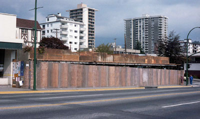 Construction Site at Corner of 17th & Marine Drive