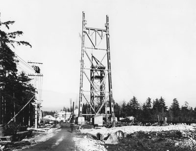 Lions Gate Bridge Construction