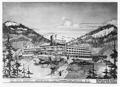 Sketch for Grouse Mountain Chalet