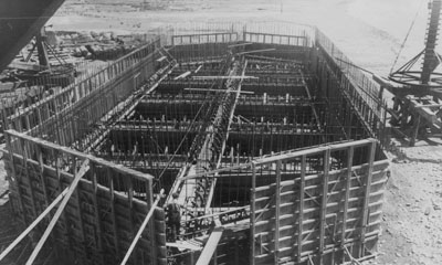 Lions Gate bridge Construction