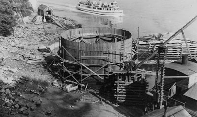 Lions Gate Bridge Construction