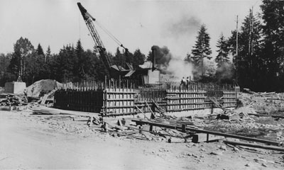 Lions Gate Bridge Construction