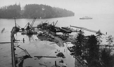 Lions Gate Bridge Construction