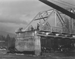 Washed out Bridge over Capilano River