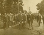 Inspection Ceremony at the Memorial Arch