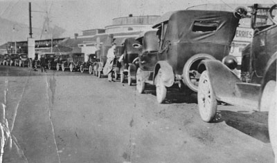 Cars at Ferry Dock