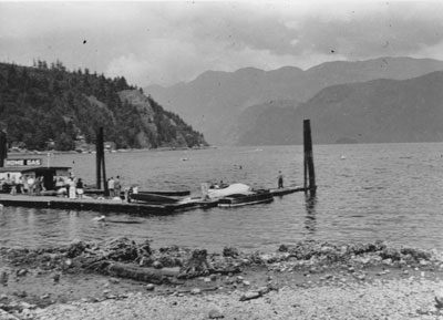 Horseshoe Bay with view of Home Gas dock