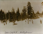 Ski camp on Hollyburn Ridge