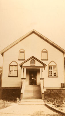 The first St. Anthony's Catholic Church