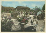 May Queen Judy Vyvyan and attendants