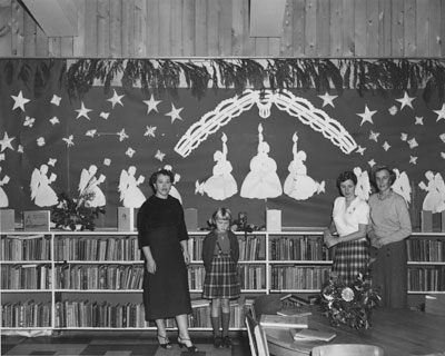 West Vancouver Memorial Library Christmas Decorations