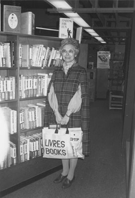 Madeline Williams President of the Friends of the Library