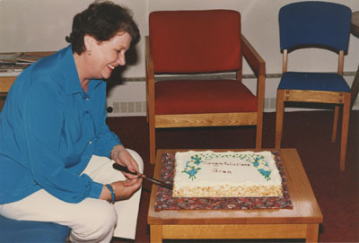 Maureen Whiteley Celebrating