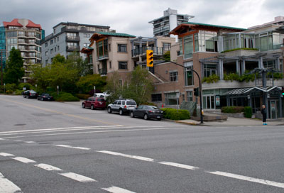 Intersection at Marine Drive & 17th Street