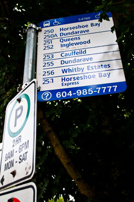 Bus Stop Sign