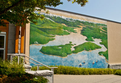 Mural of Burrard Inlet