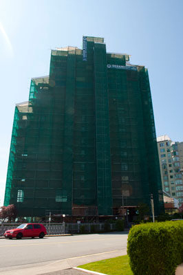 Renovations on Les Terraces Apartment Building