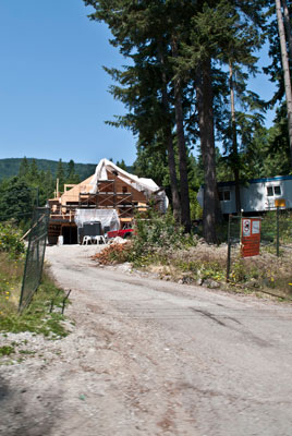 Construction at 3033 Marine Drive