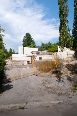 Construction on Gleneagles Drive