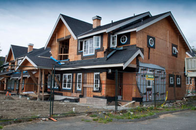 Construction of Infill Housing at Esquimalt & 21st