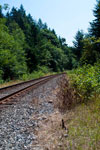 Railway at the end of the Seaview Walk